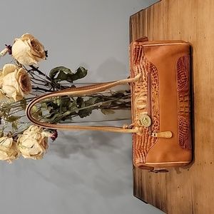 Brahmin Womens BARREL  Leather / Alligator  Handbag.